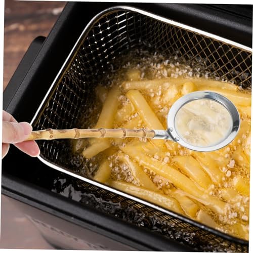 PRETYZOOM Stainless Steel Skimmer Ladle with Handle
