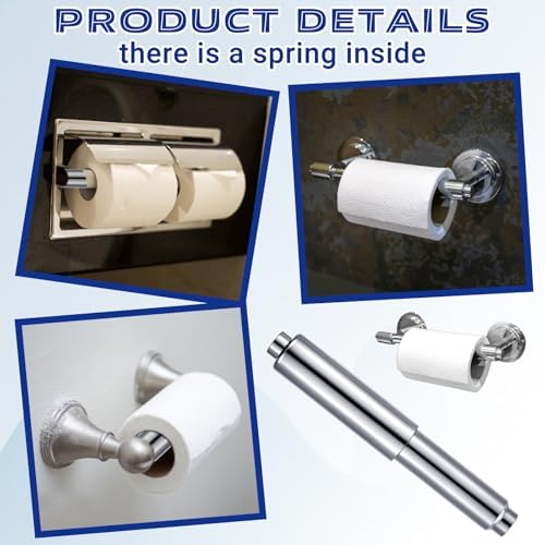 Chrome Toilet Paper Holder Replacement Rod