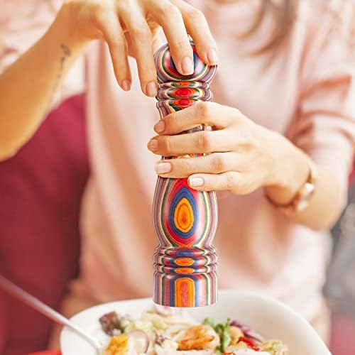 Totally Bamboo Baltique Pepper Mill Wooden Refillable Spice and Pepper Grinder