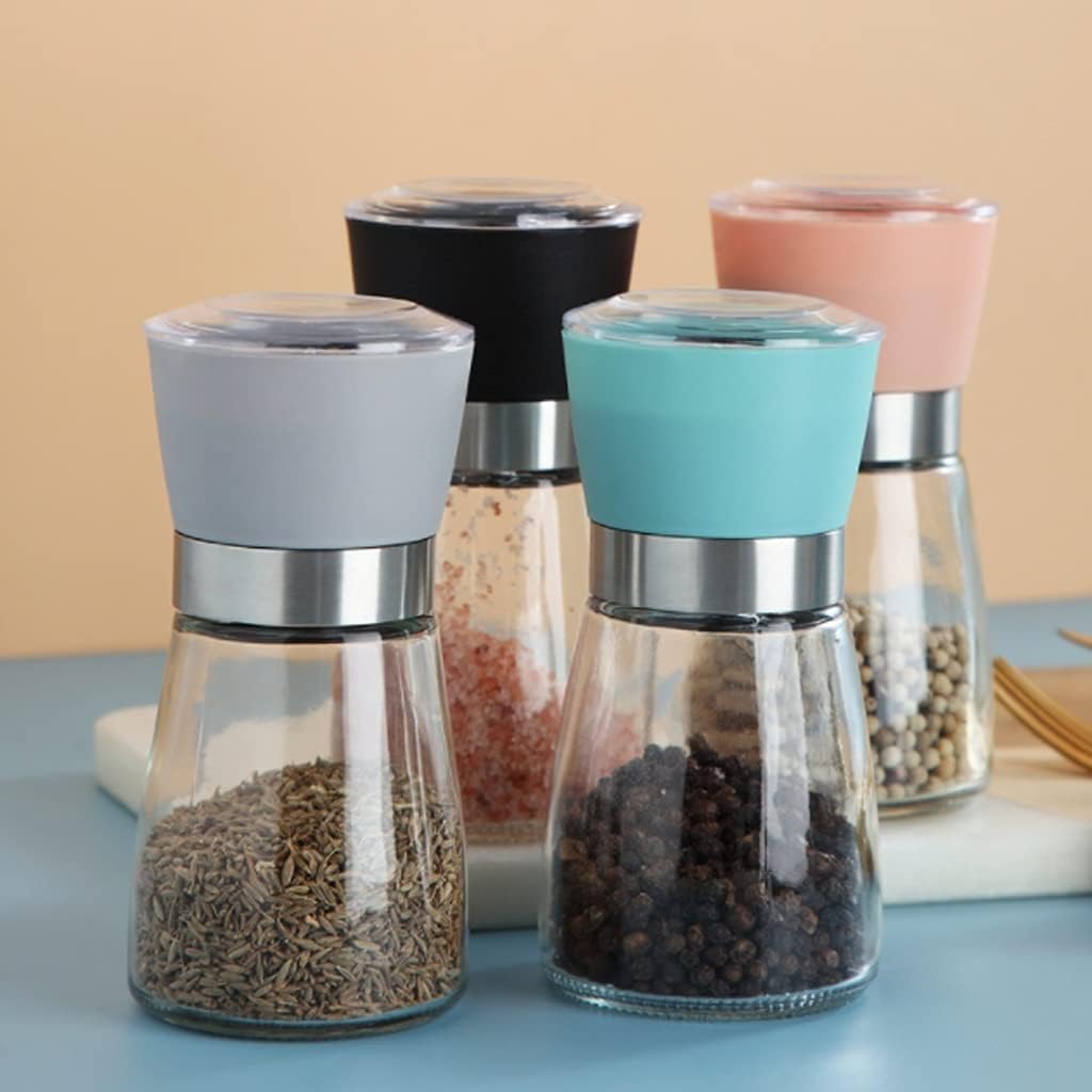Refillable Pepper Mill Salt and Pepper Grinder Pink 1