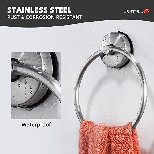 JOMOLA Suction Towel Ring Stainless Steel