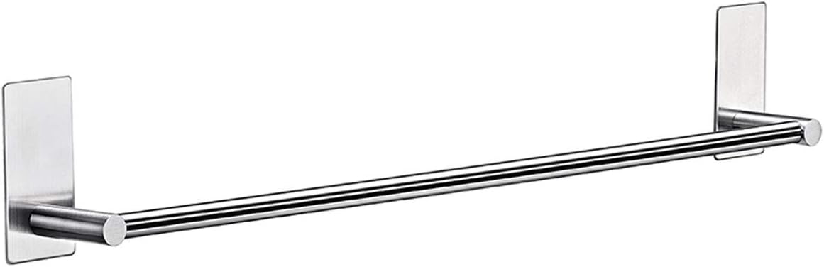 Ulifestar Bathroom Towel Bar Holder 3M Adhesive Brushed Nickel 22