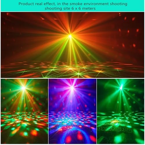 YINPKTEO 4-in-1 Sound Activated Disco Ball Lights