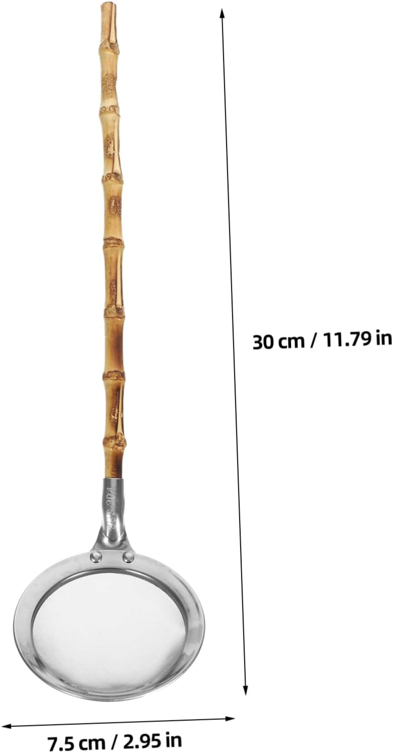 304 Stainless Steel Skimmer Colander Spoon with Handle