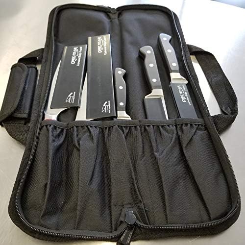 Ergo Chef 5 Pocket Knife Case Roll Bag Bi-Fold