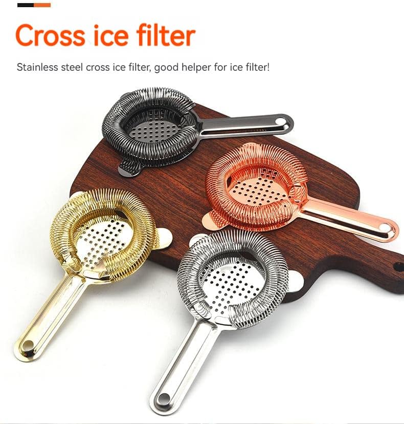 YUHWYI Cocktail Strainer with 100 Wire Spring