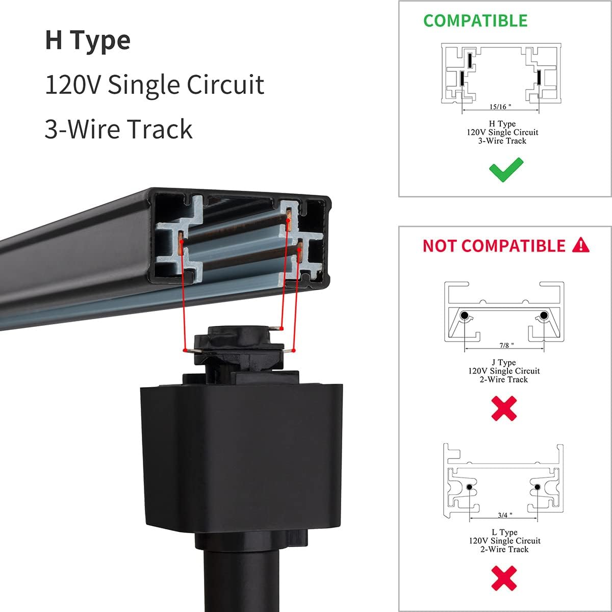 Mirrea 12 Pack LED Track Light Heads