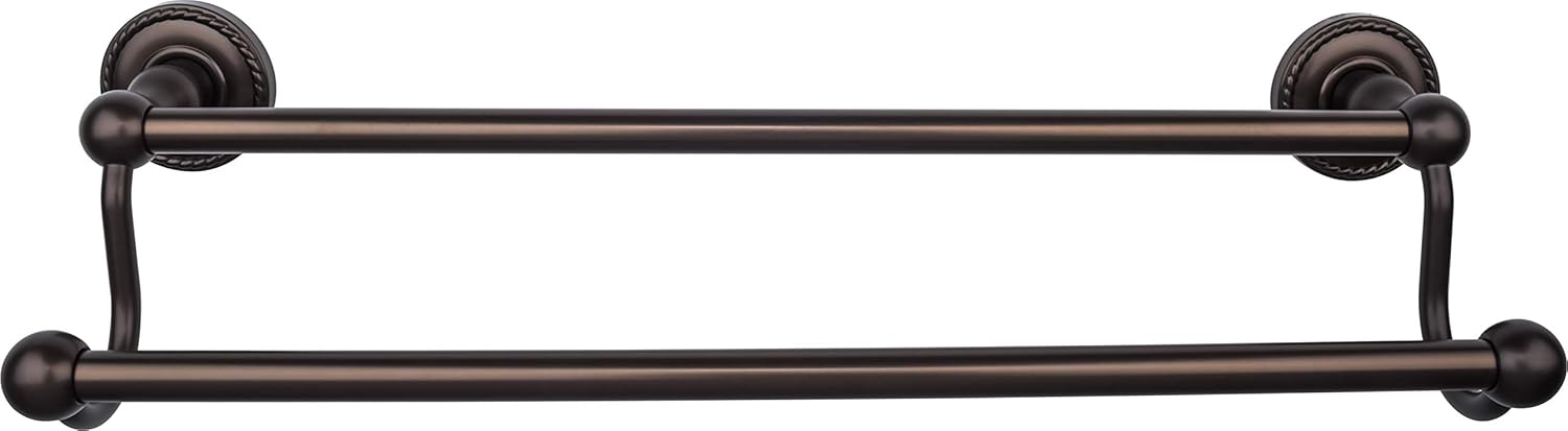 Top Knobs Bath Double Towel Rod in Oil Rubbed Bronze