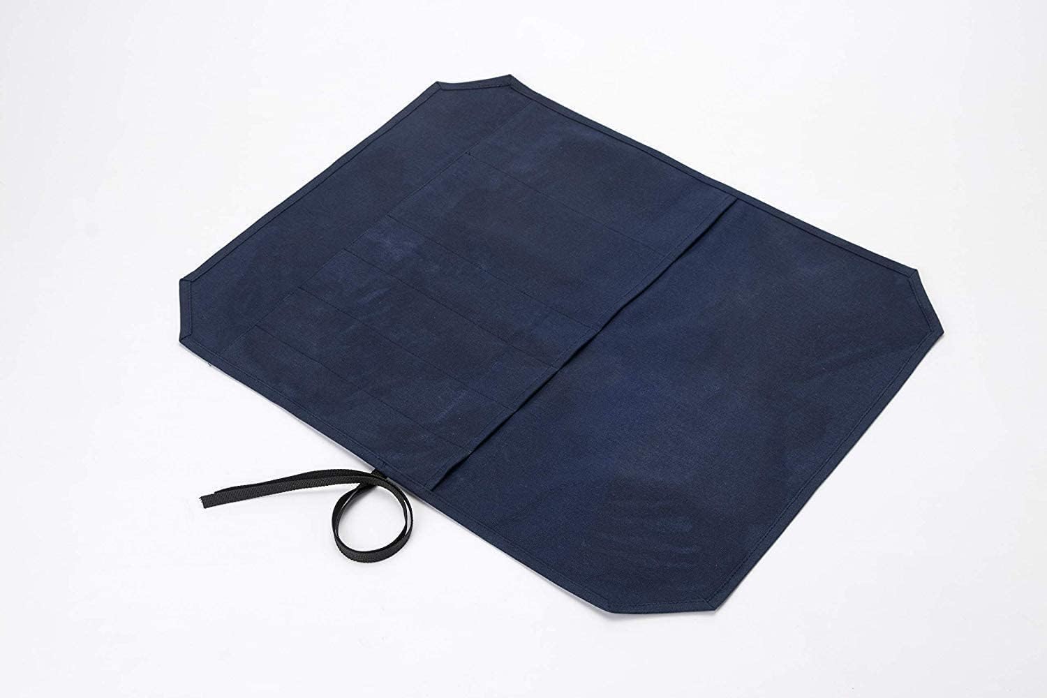 QCWN Waxed Canvas Knife Roll Bag with 6 Slots
