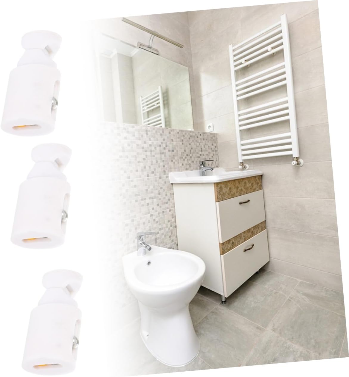 1set Plastic Radiator Hooks for Towel and Bathrobe Hangers