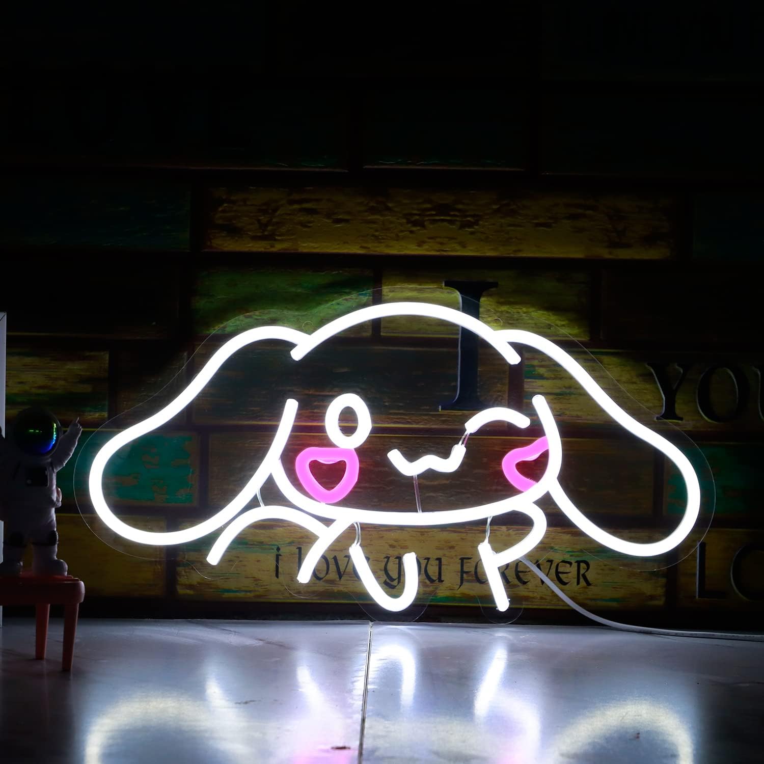 SHINEMYWAY Cinnamoroll Neon Sign USB Powered