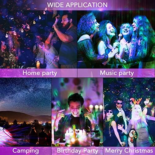 Lmaytech USB Mini Disco Ball Party Light 3 Packs