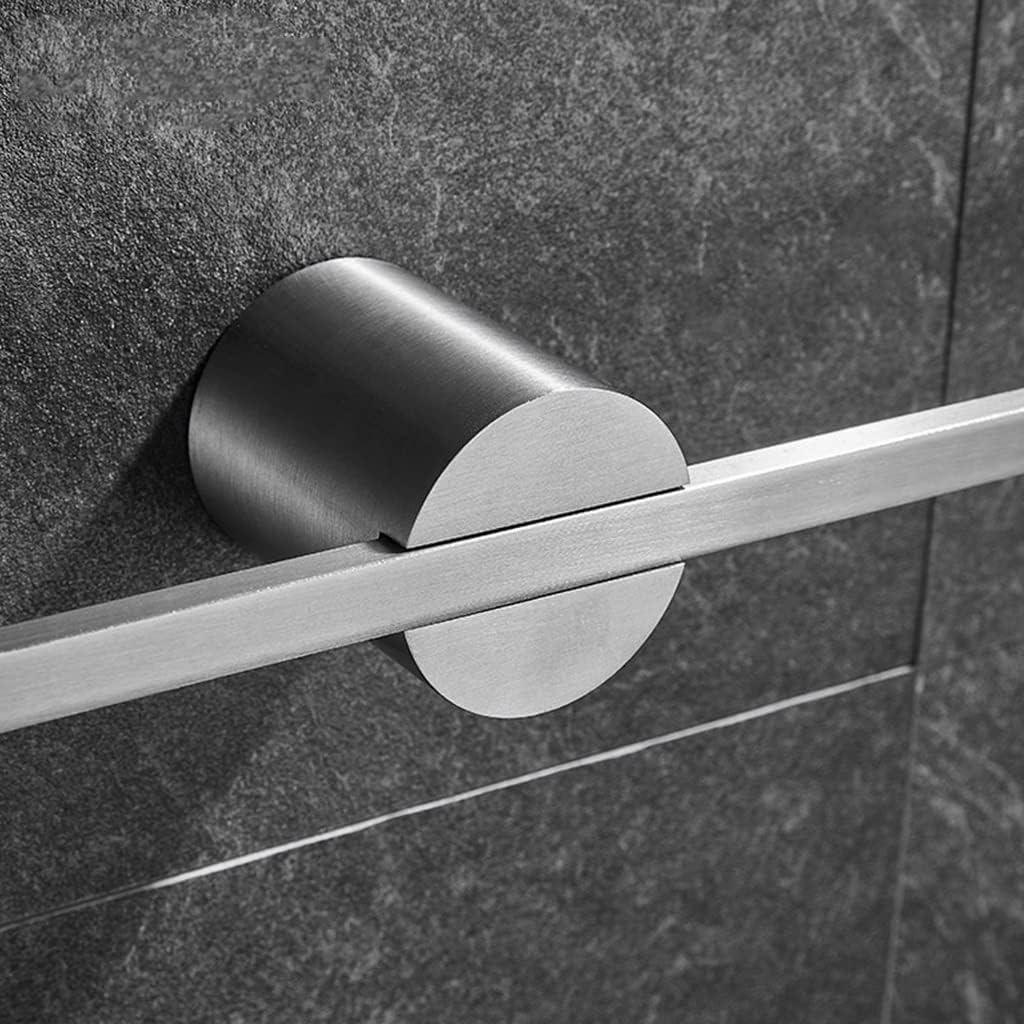 ANNBKA Movable Towel Bar 40cm Silver Bathroom Shelf