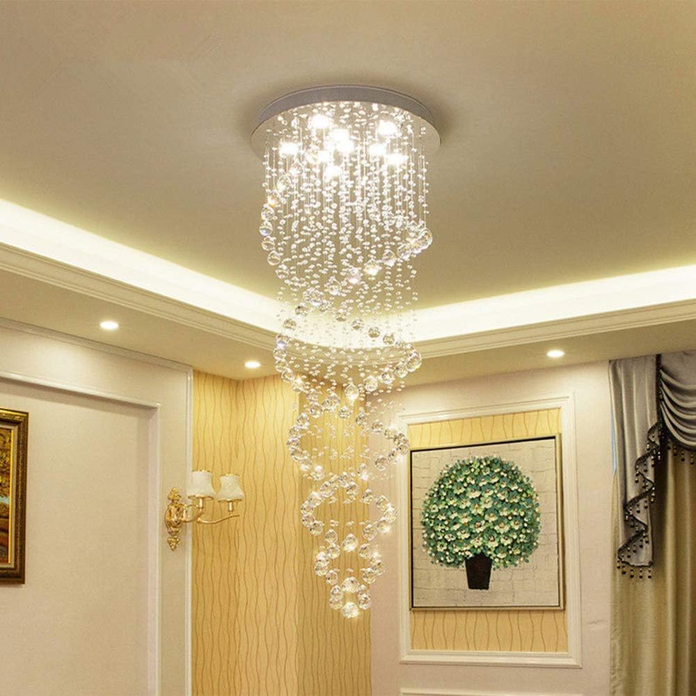 LED Hanging Light Chandelier with Rotating Design