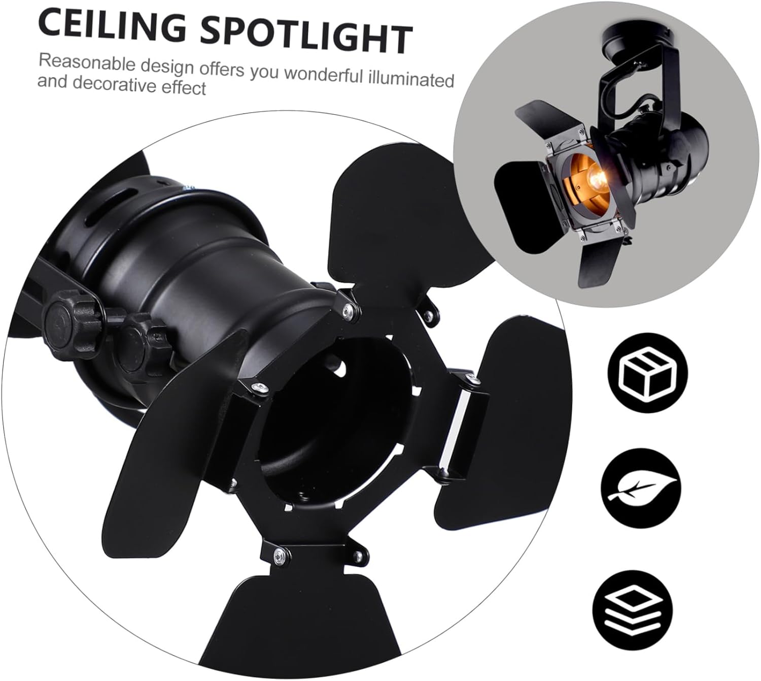 Balacoo 1Pc LED Ceiling Spotlight Modern Indoor Lamp