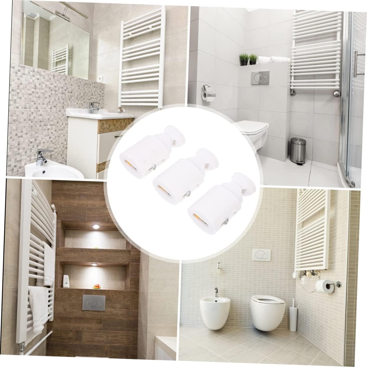 BUGUUYO 3pcs Radiator Towel Hooks Space Saving