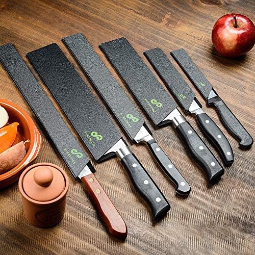 EVERPRIDE 6-Piece Chef Knife Sheath Set - Universal Durable Felt-Lined