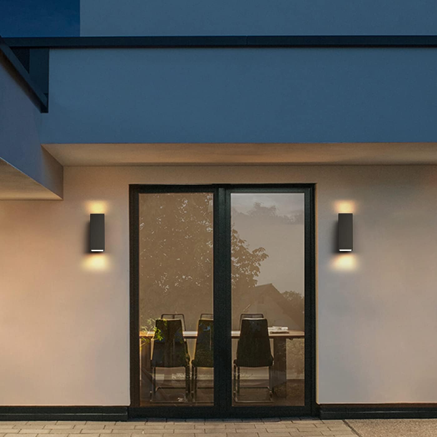 Modern Outdoor Wall Light - Aluminum Porch Sconce