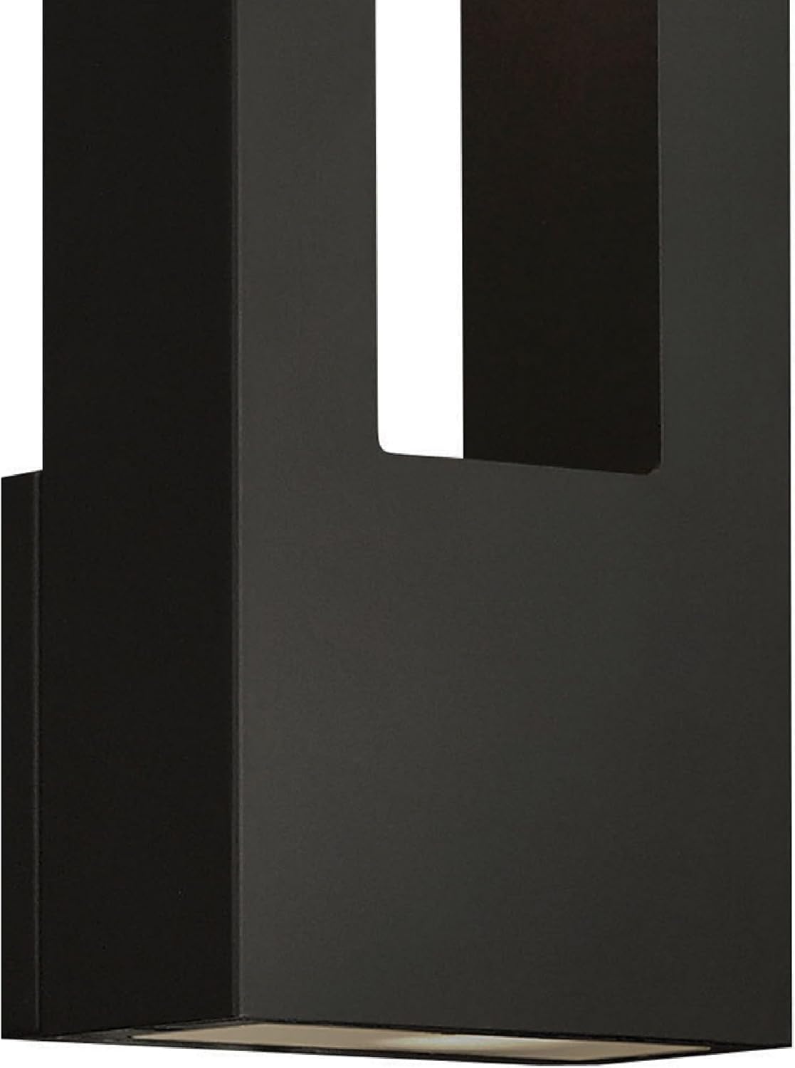 Hinkley Atlantis 1648SKLED Wall Lantern - Satin Black Dimmable Dark Sky Compliant