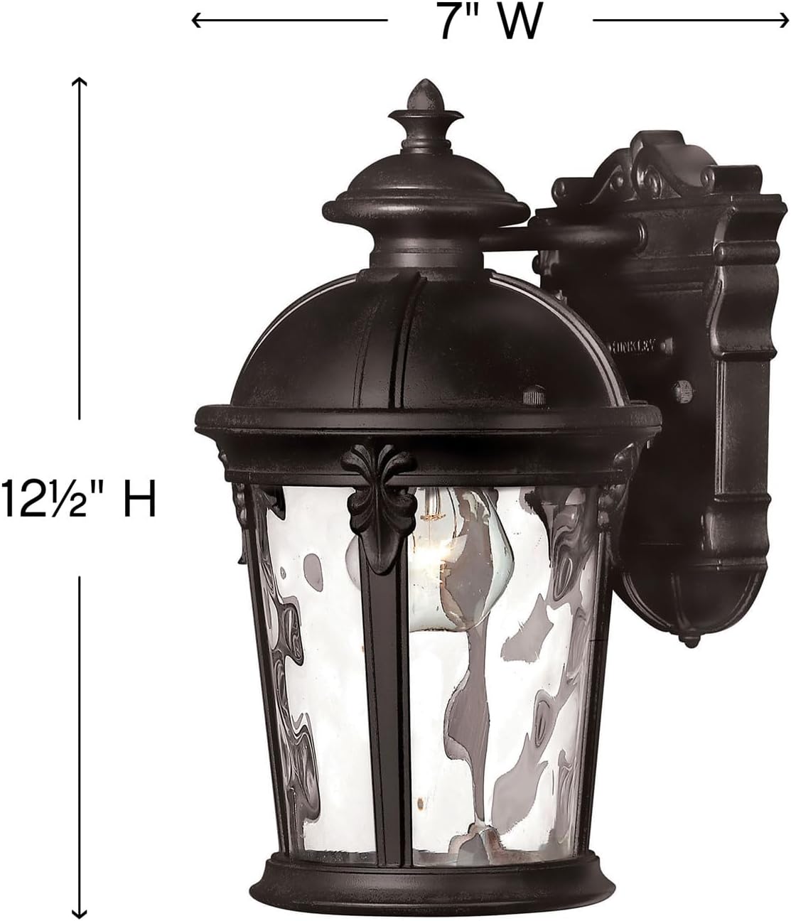 Hinkley Windsor Collection Wall Light Black