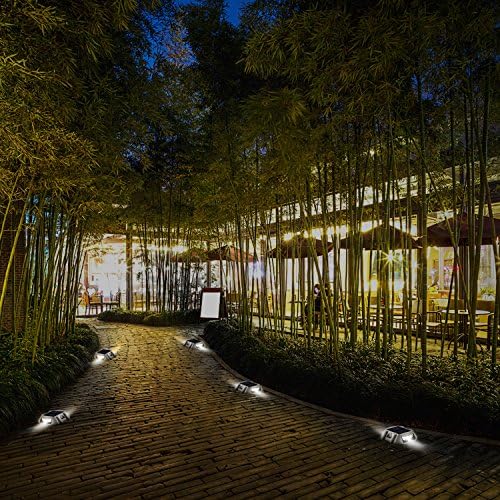 Sunwind 4 Pack Solar Deck Lights Outdoor White