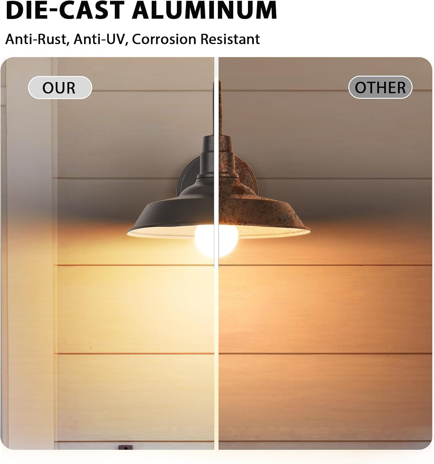 Double Century 2-Pack Barn Lights Outdoor Wall Fixtures
