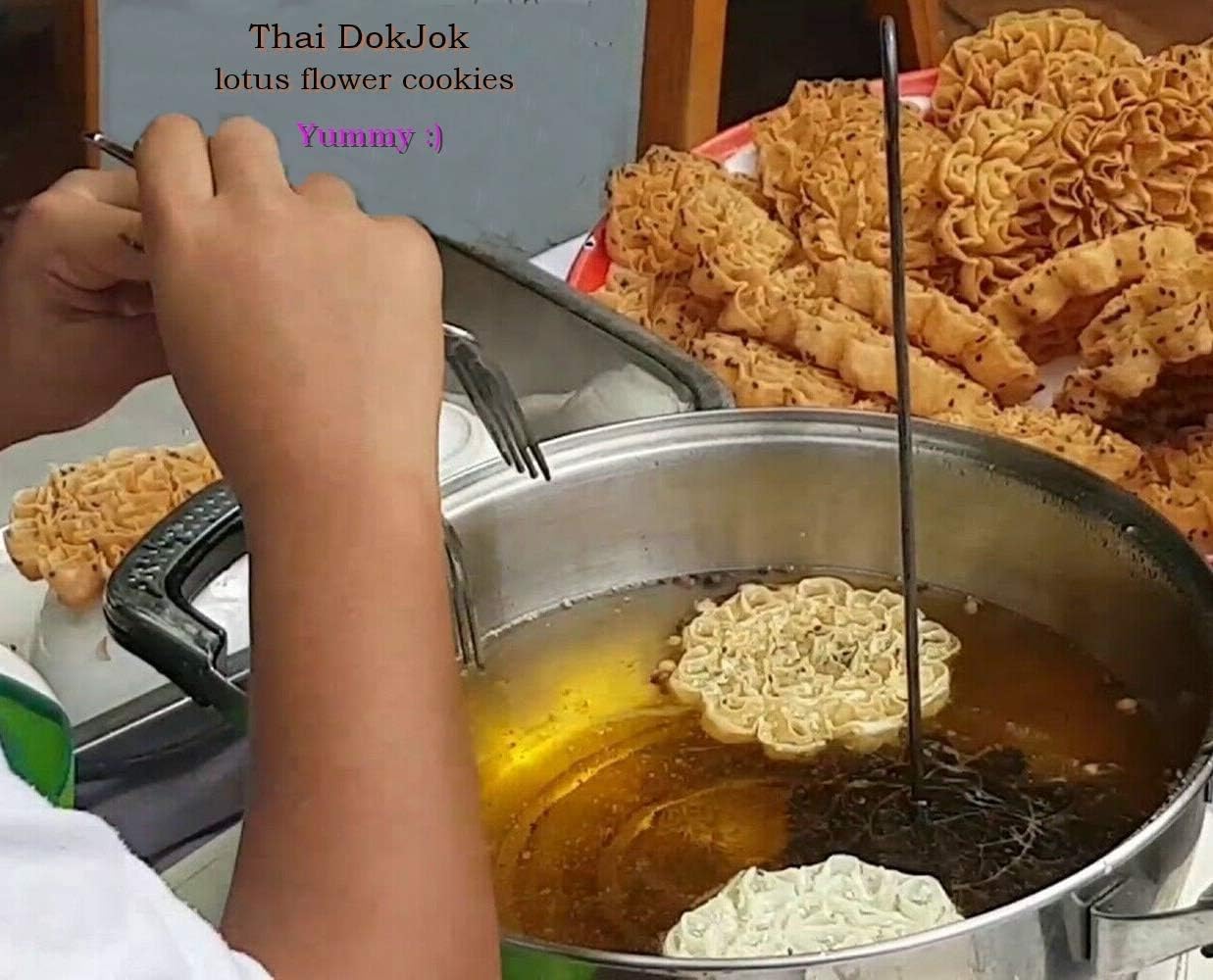 Cozinest Thai Dessert Dok Jok Brass Mold Maker 1