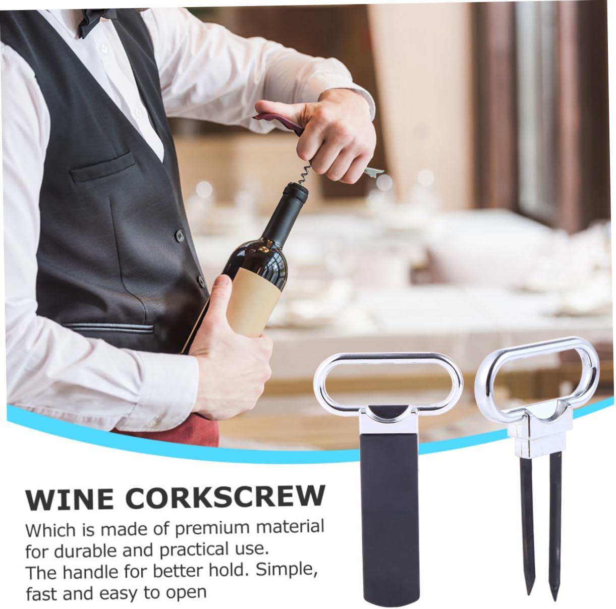 LALADEFIEE Portable Wine Cork Remover