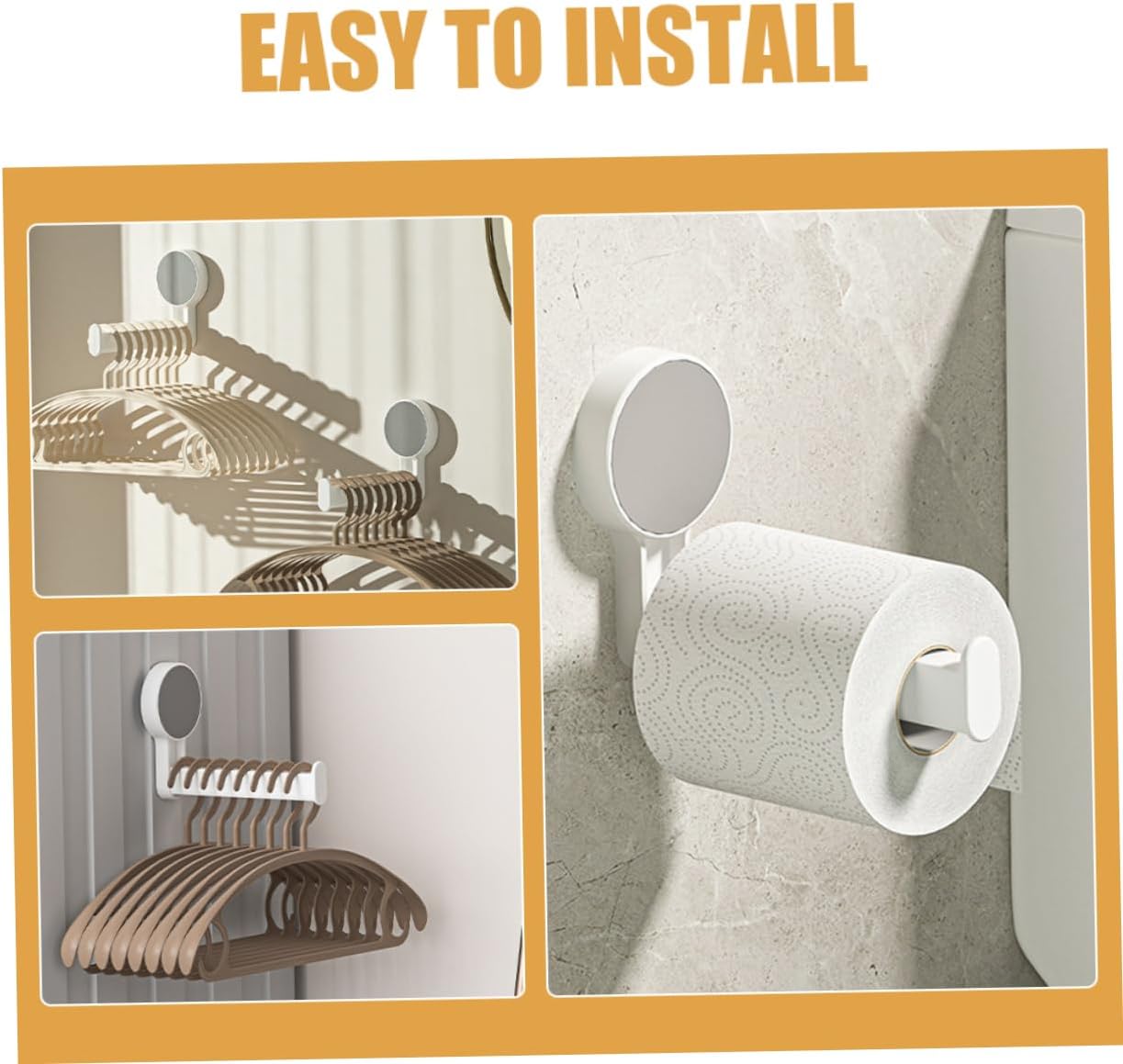 UKCOCO Wall Mount Toilet Paper Holder 1