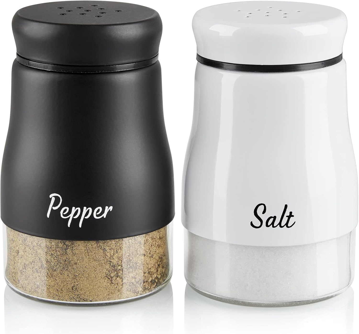 Bivvclaz Salt Pepper Shakers Set 5 Ounce