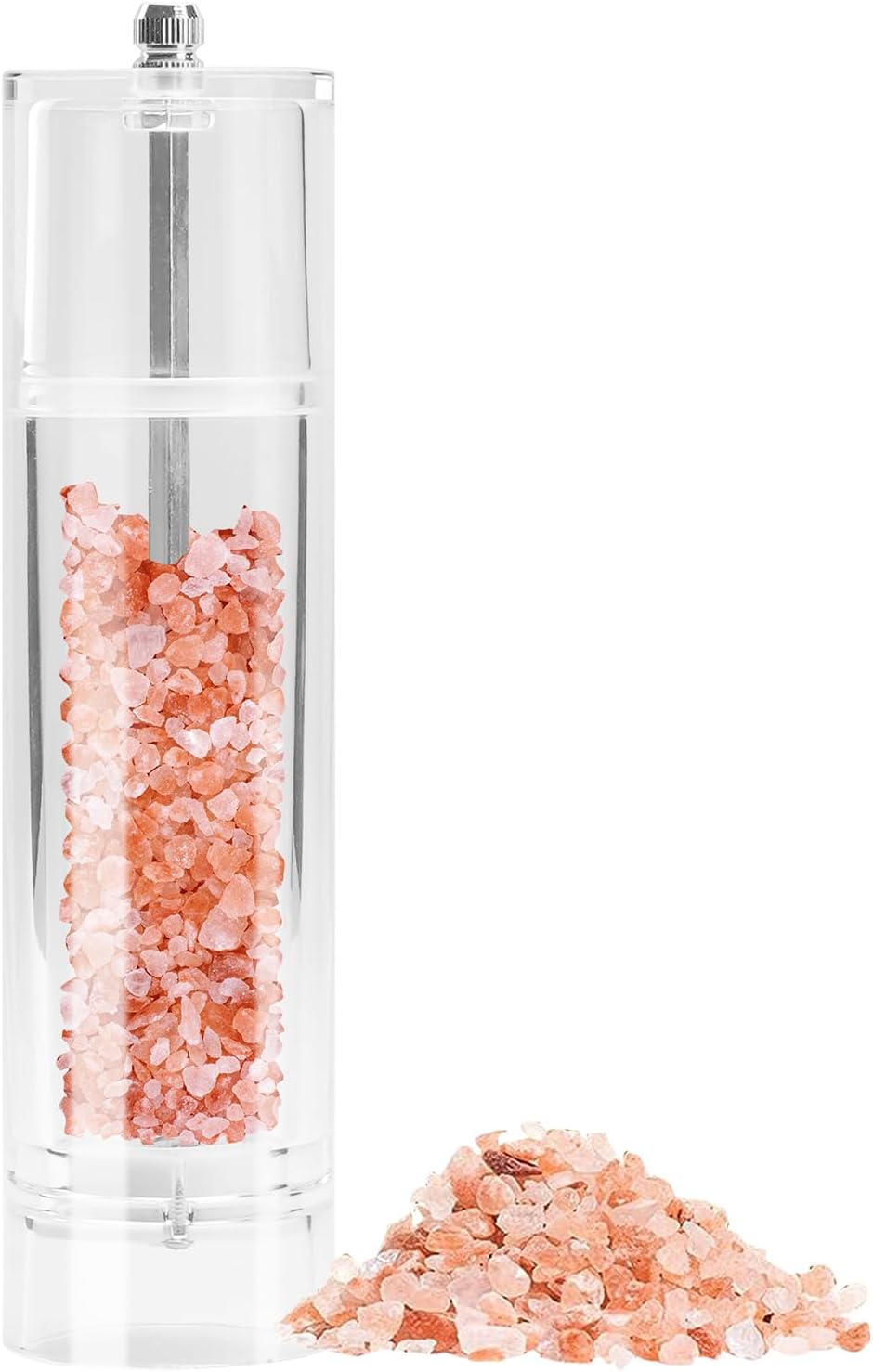 Ununpentium Acrylic Pepper Mill and Salt Shaker - Adjustable Coarseness 85 Inches Tall