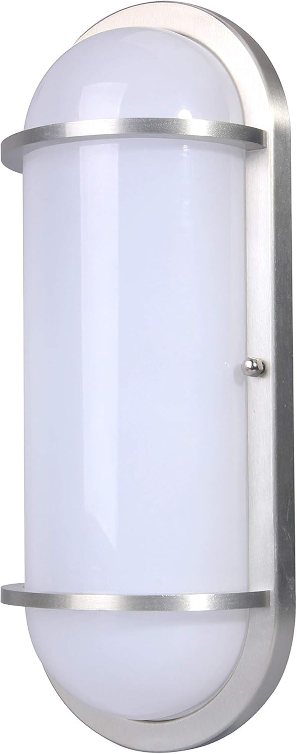 LIT-PaTH Outdoor Wall Lantern 12W 1000 Lumen Warm White Aluminum