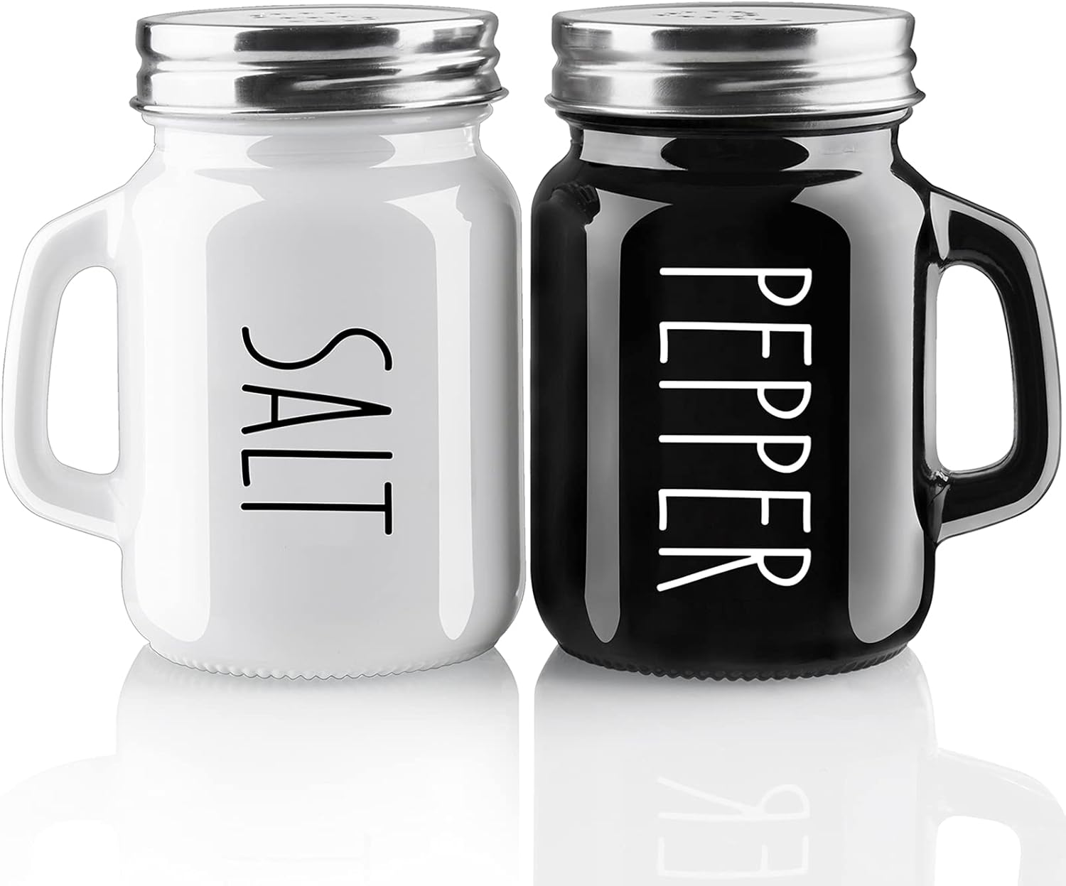 ZOSUJO Salt Pepper Shakers Set 4 oz
