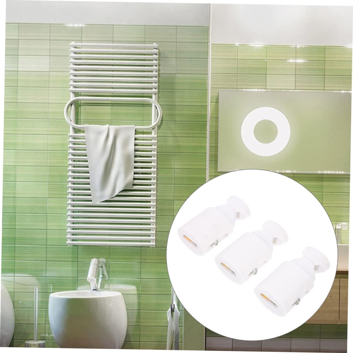 Heated Towel Hooks 3 Pack Radiator Rail Holder