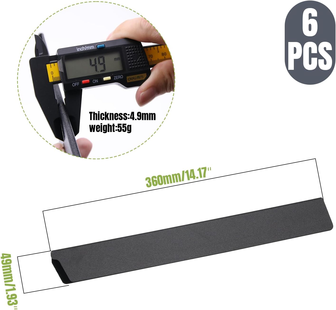 6 Pcs Universal Knife Edge Guards for 14 Knife