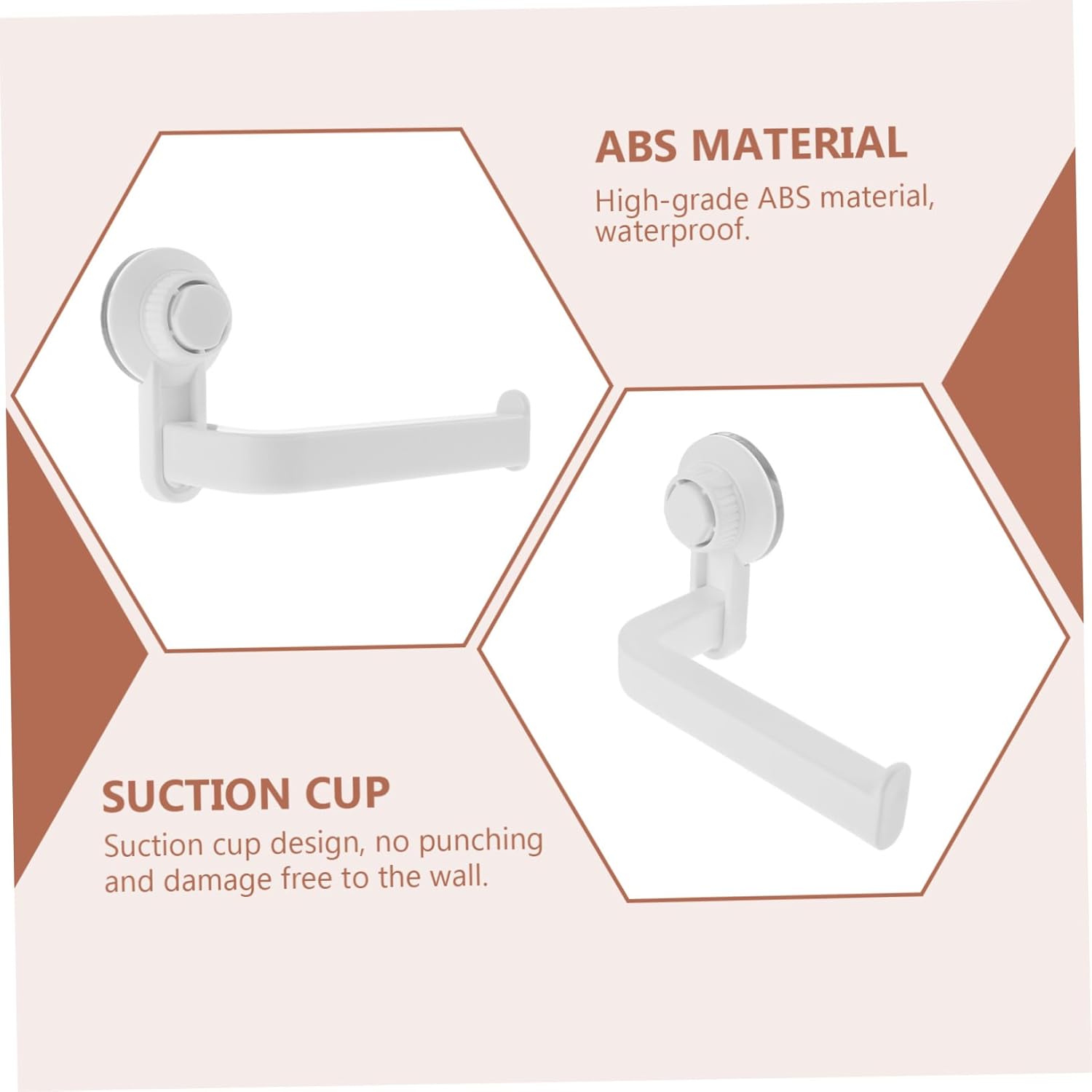 DIYEAH Wall Mounted Roll Paper Holder with Suction Cup 1