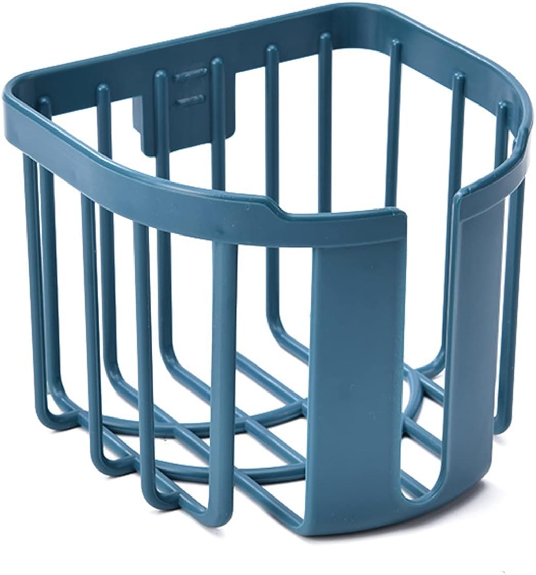 Wall Mounted Toilet Paper Holder with Smooth Output and Heavy Duty Design Blue