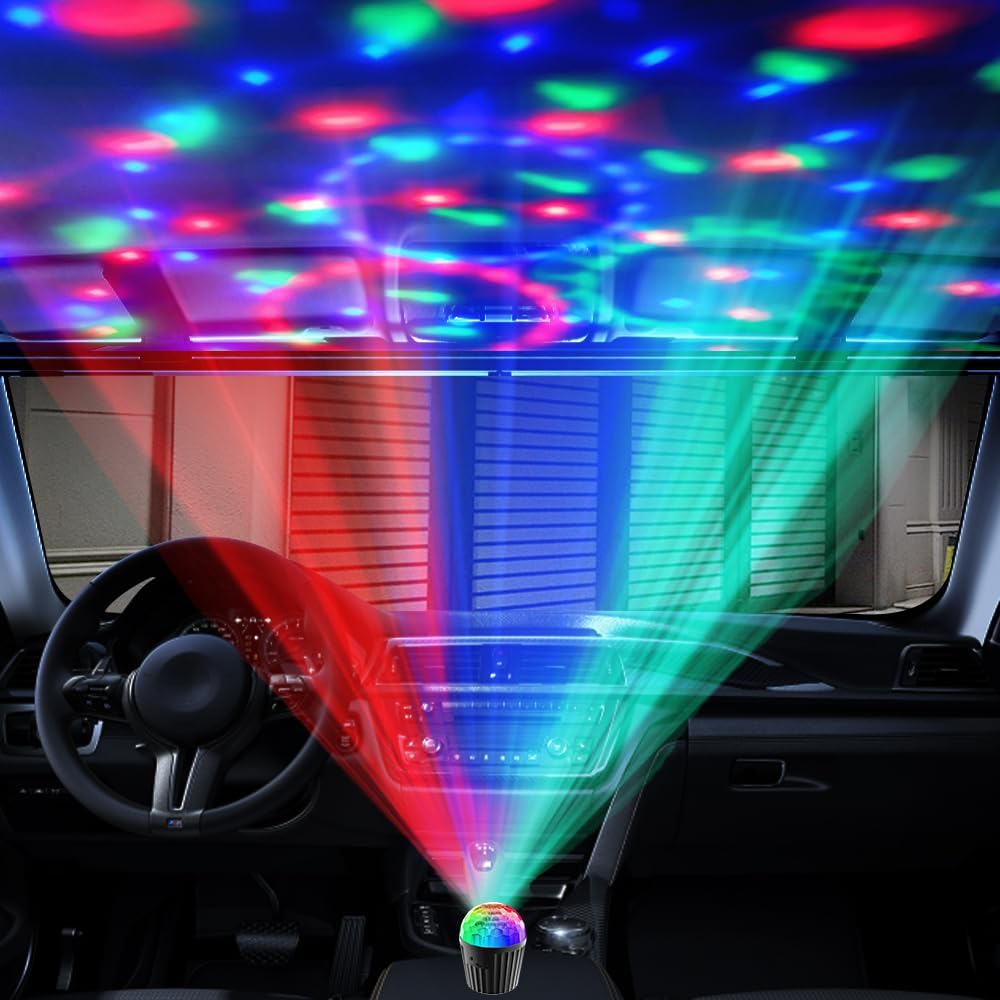 Yiixuyo Disco Ball Light with Sound Control