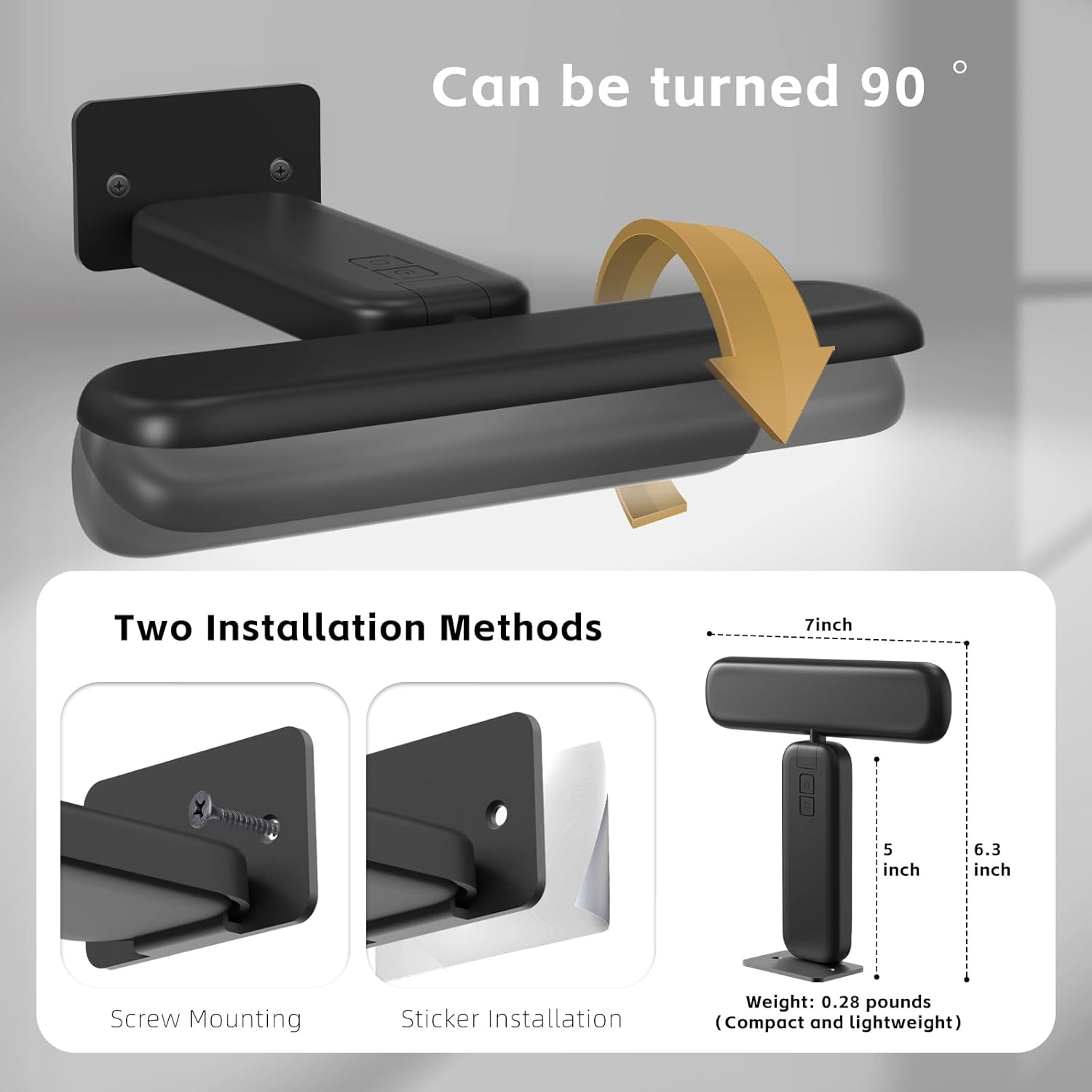 NARUNDREN 2 Pack Rechargeable Picture Lights for Wall with Remote Control