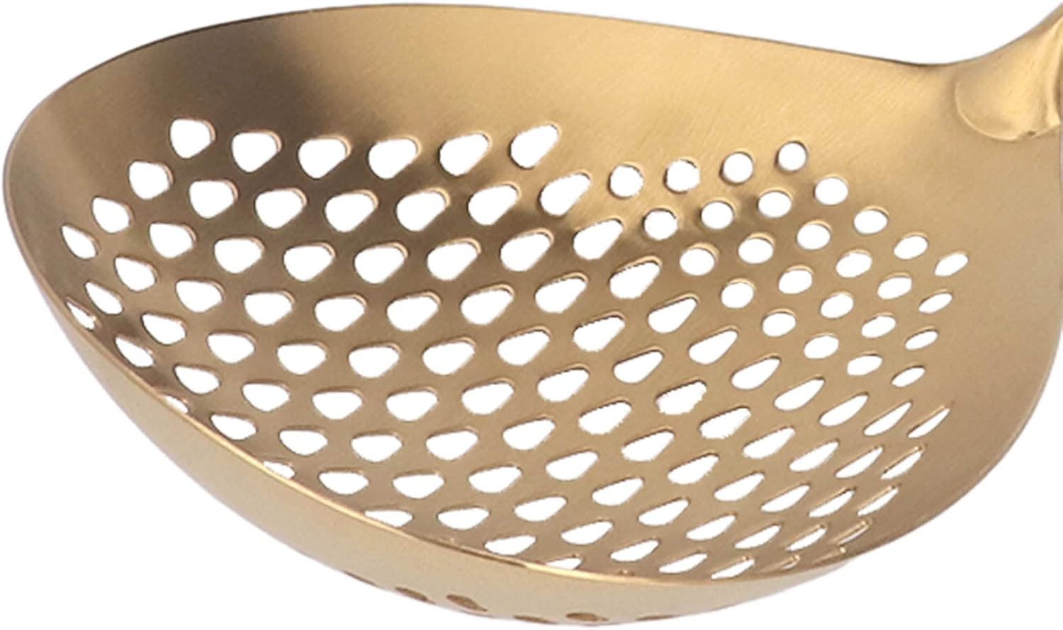 Cryfokt Gold Skimmer Ladle with Long Handle