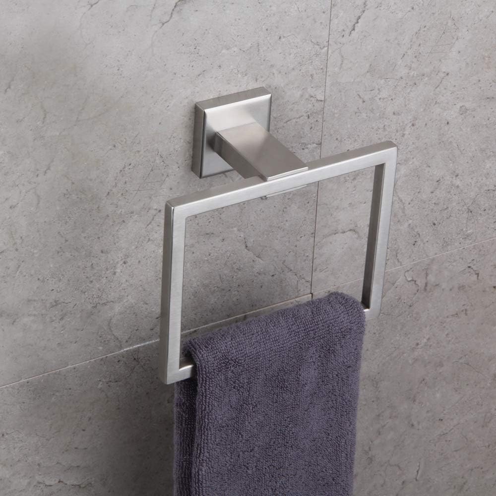 GERZWY Stainless Steel Towel Holder for Bathroom