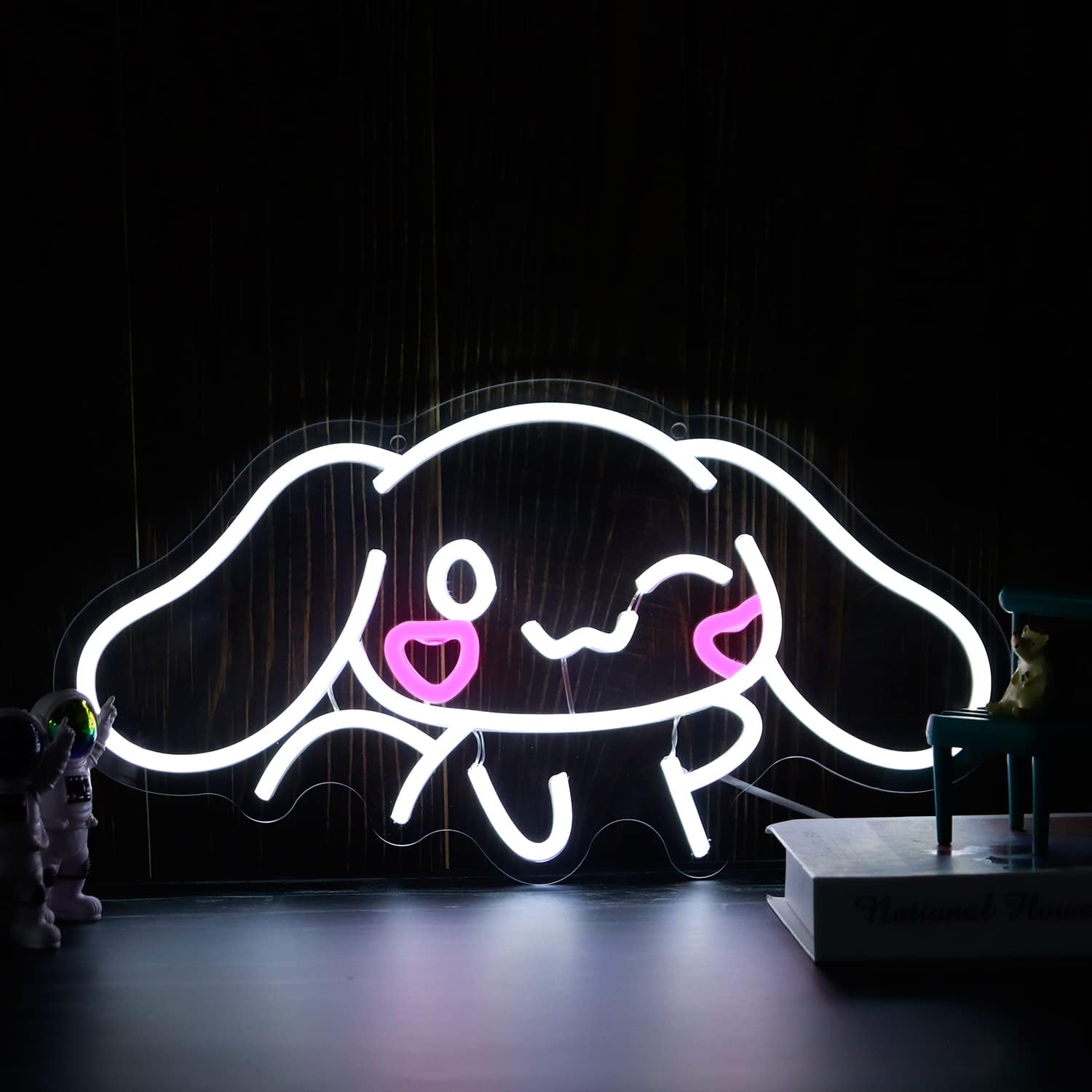 SHINEMYWAY Cinnamoroll Neon Sign USB Powered