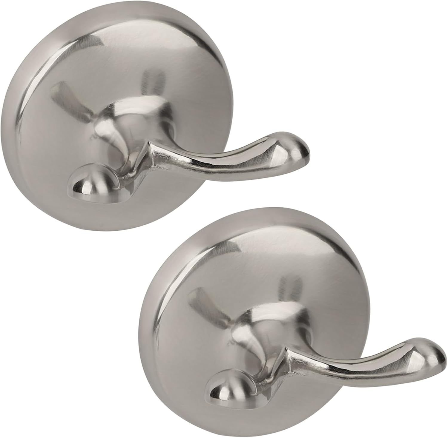 Ntipox Brushed Nickel Towel Hooks 2 Pack