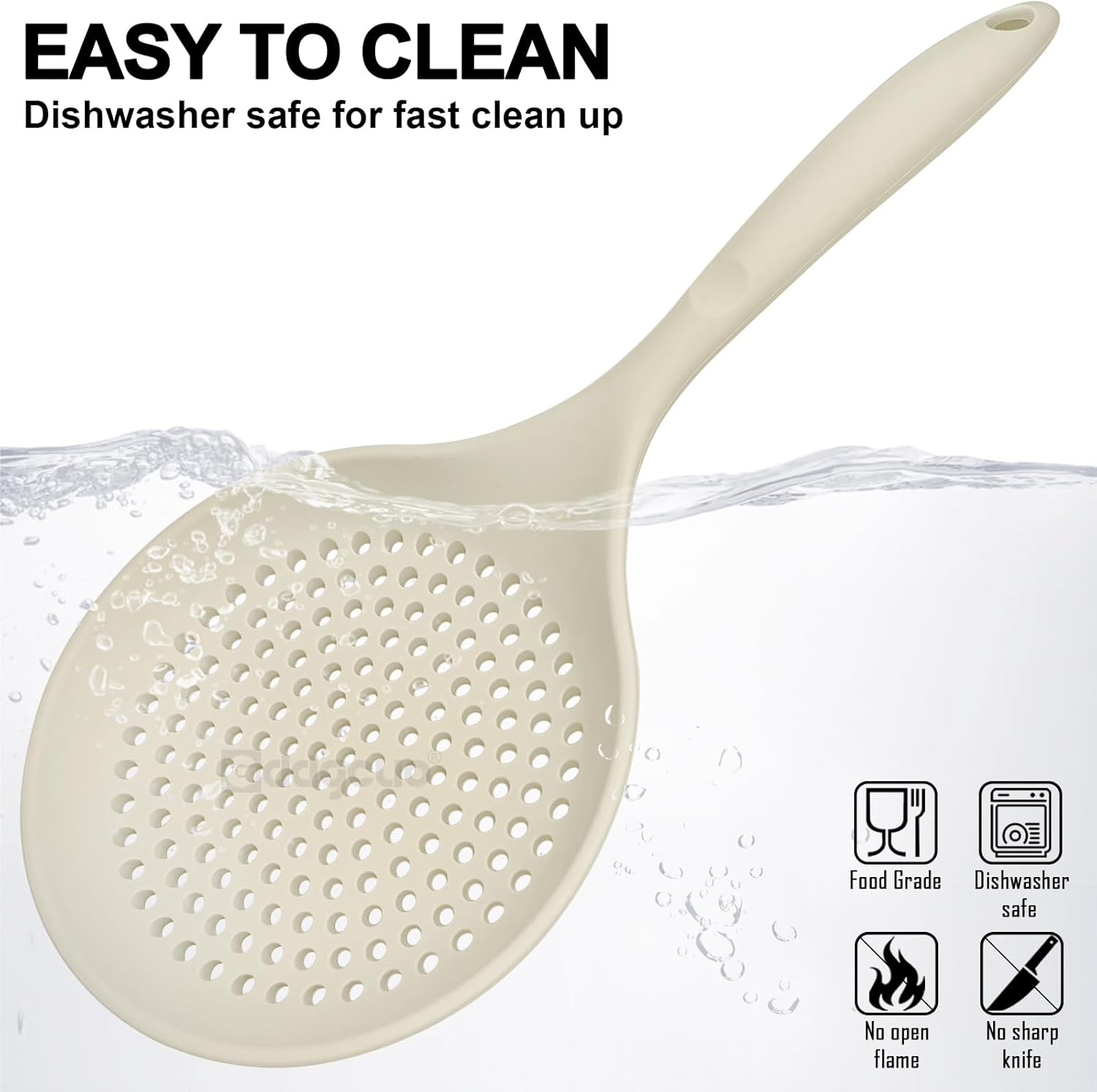 GDDGCUO 145 Inch Heat Resistant Skimmer Spoon