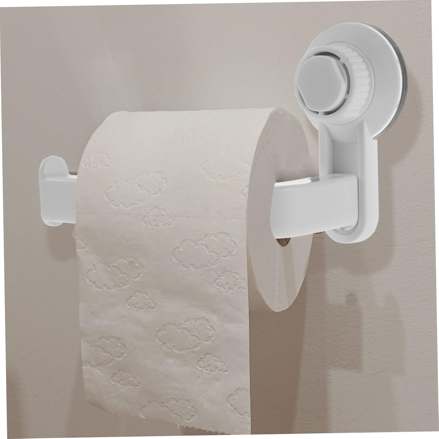 DIYEAH Wall Mounted Roll Paper Holder with Suction Cup 1