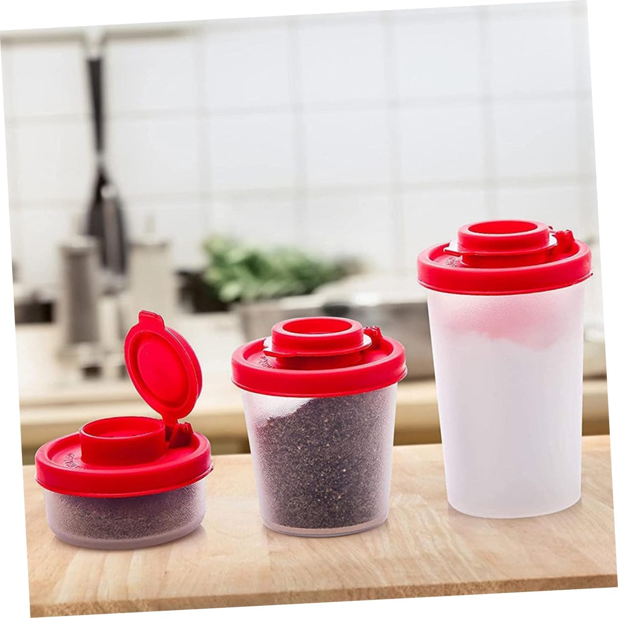 Cabilock Pepper Shakers Set for Kitchen