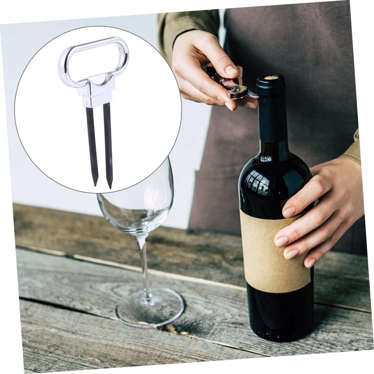 LALADEFIEE Portable Wine Cork Remover