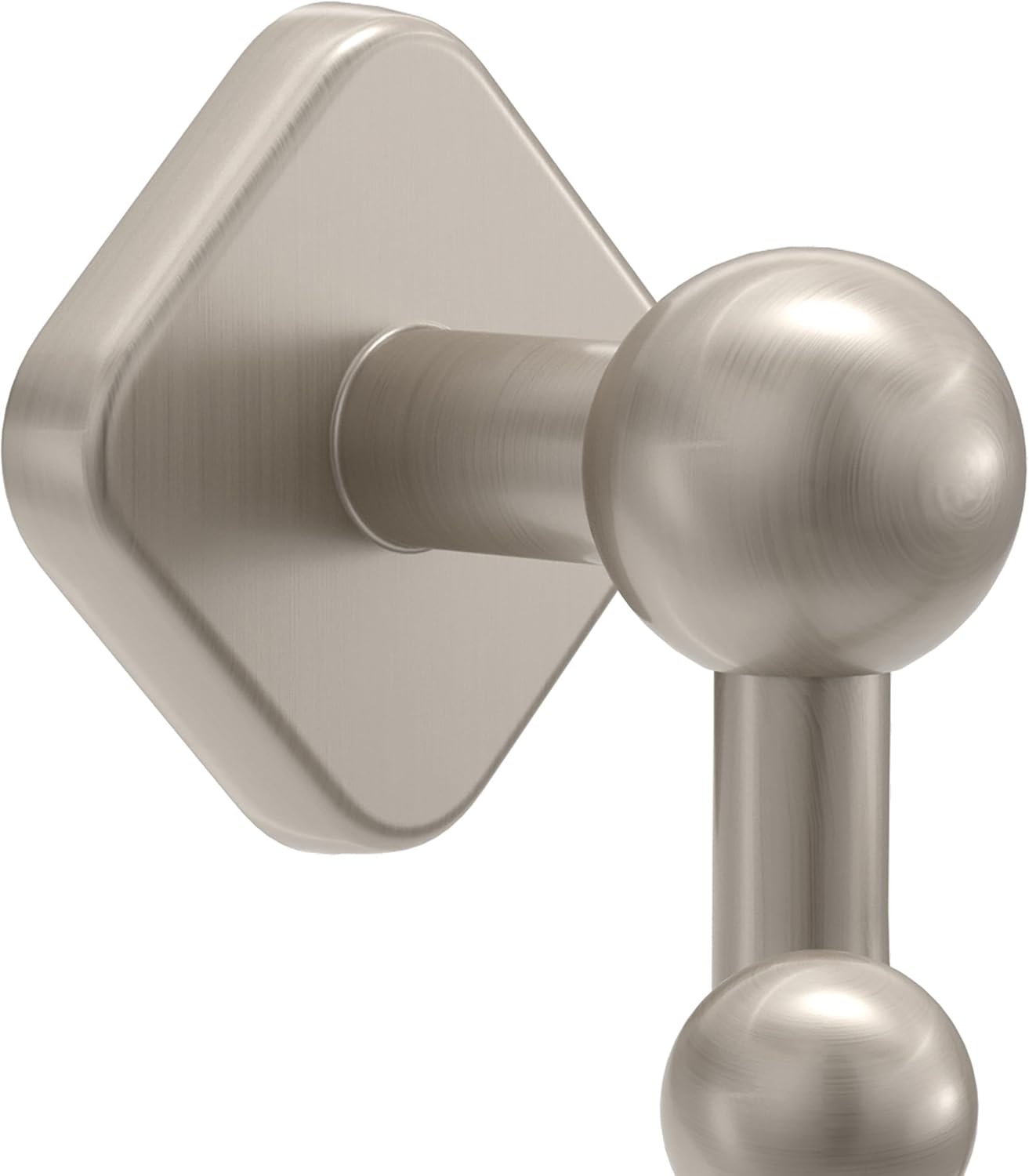 FRANKLIN BRASS Double Towel Hook Satin Nickel