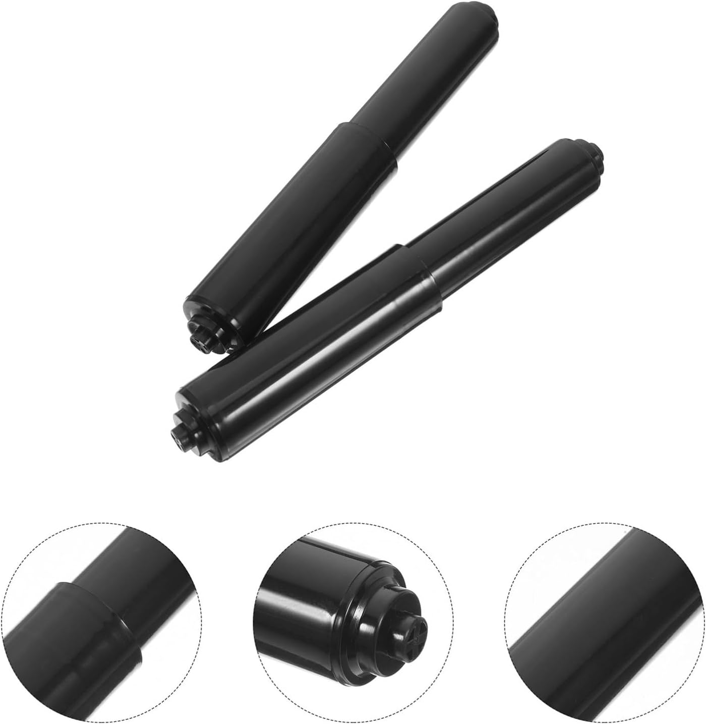 FOYTOKI 4pcs Plastic Toilet Paper Holder with Spring Load
