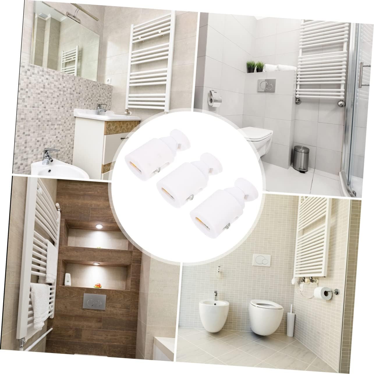 Heated Towel Hooks 3 Pack Radiator Rail Holder